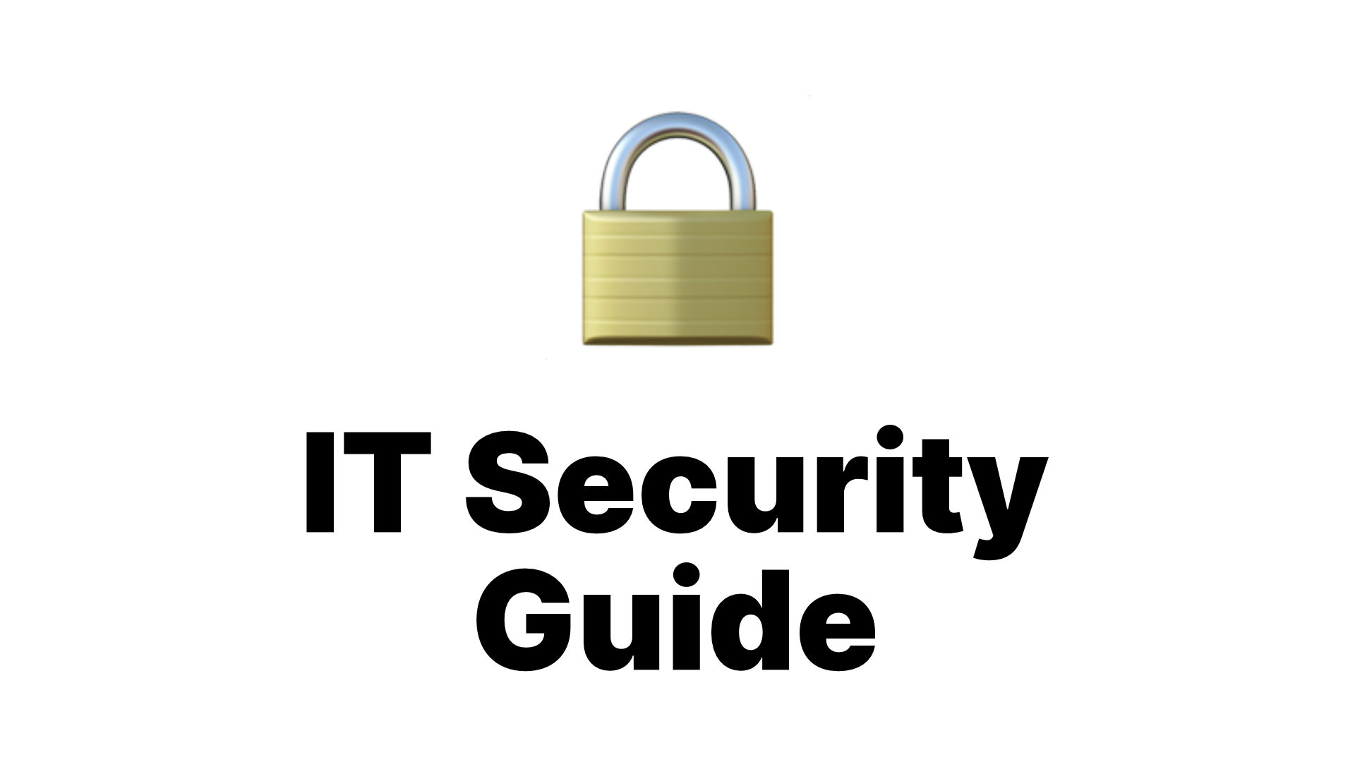 IT Security Guide (DE)